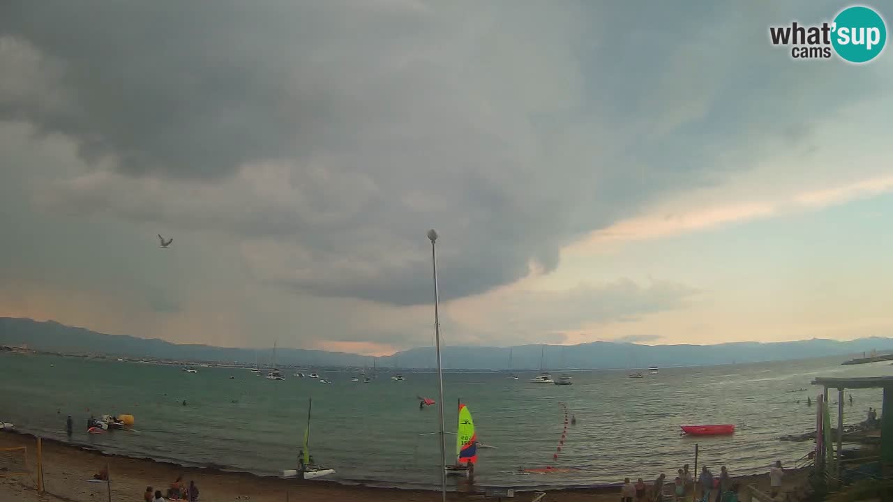 Webcam Cagliari Windsurf Club – Plage du Poetto en direct