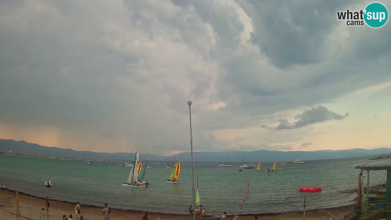 Webcam Cagliari Windsurf Club – Spiaggia del Poetto in diretta
