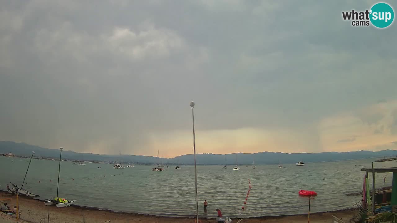 Webcam Cagliari Windsurf Club – Liveblick vom Poetto Strand
