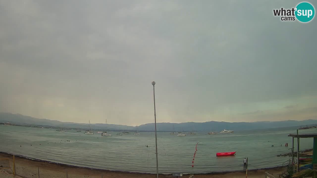 Spletna kamera Cagliari Windsurf Club – Pogled v živo s plaže Poetto