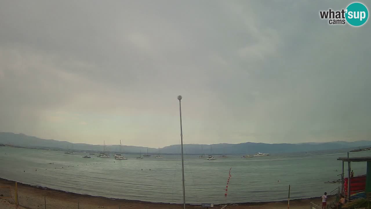 Spletna kamera Cagliari Windsurf Club – Pogled v živo s plaže Poetto