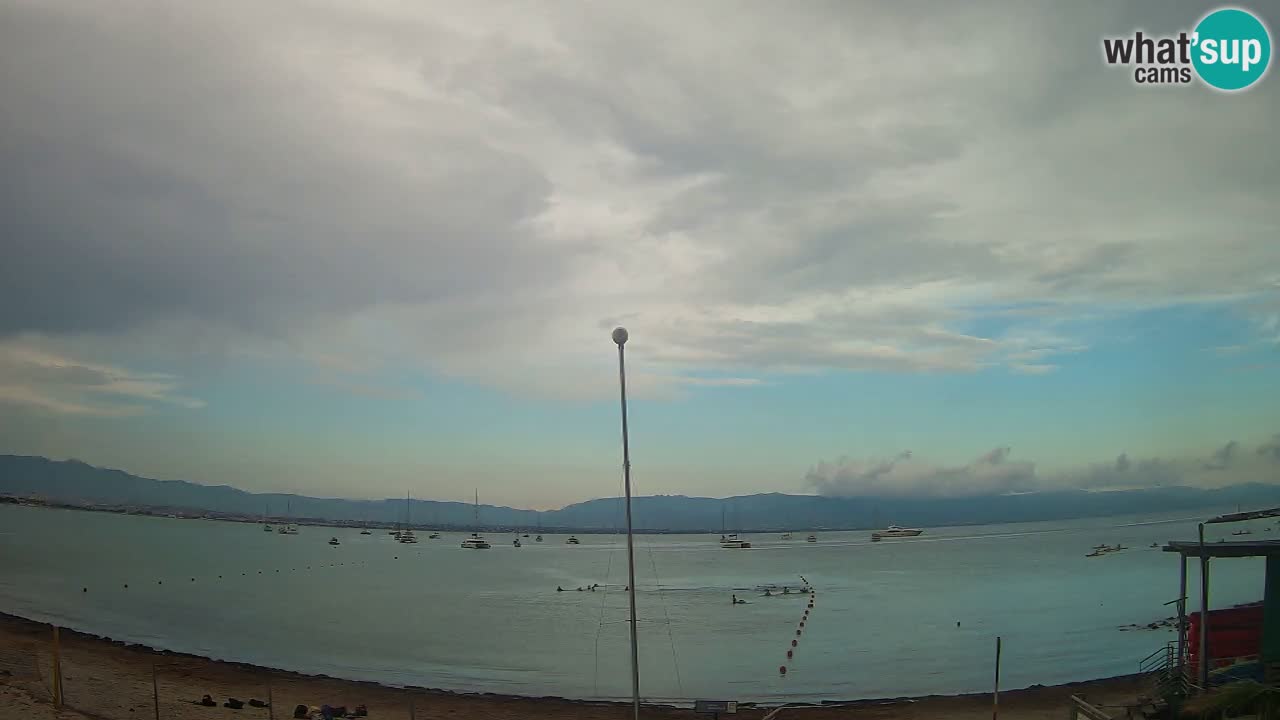 Webcam Cagliari Windsurf Club – Spiaggia del Poetto in diretta