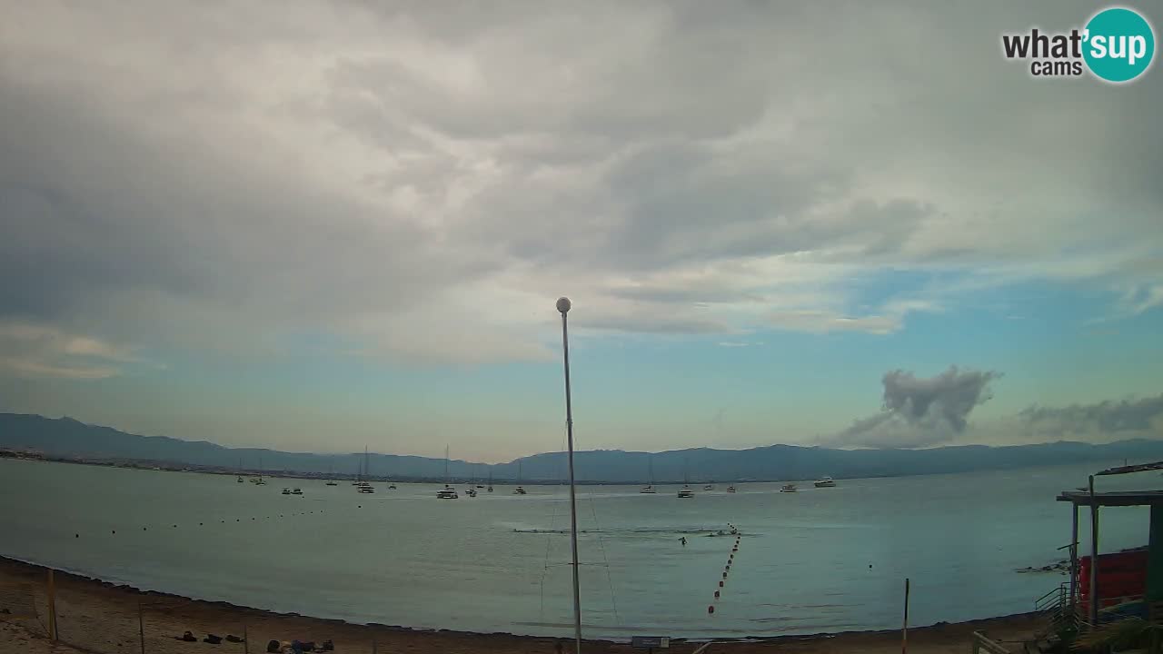 Webcam Cagliari Windsurf Club – Spiaggia del Poetto in diretta