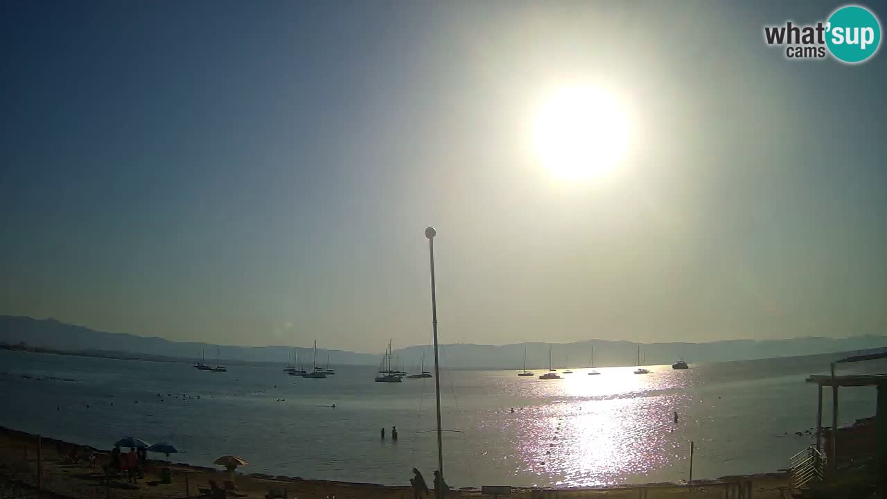 Webcam Cagliari Windsurf Club – Playa del Poetto en directo