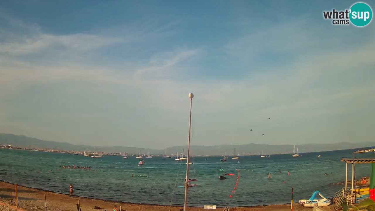 Webcam Cagliari Windsurf Club – Plage du Poetto en direct