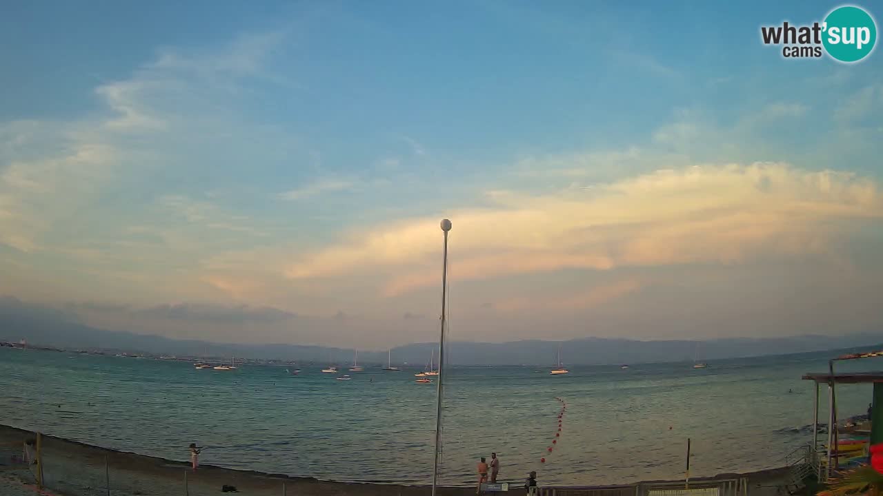Webcam Cagliari Windsurf Club – Plage du Poetto en direct