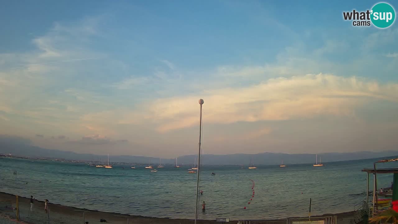 Webcam Cagliari Windsurf Club – Plage du Poetto en direct