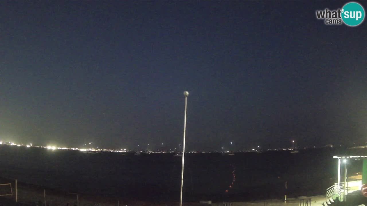 Spletna kamera Cagliari Windsurf Club – Pogled v živo s plaže Poetto