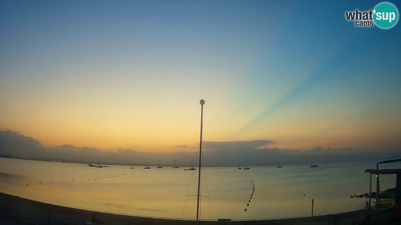 Web kamera Cagliari Windsurf Club – Poetto plaža uživo
