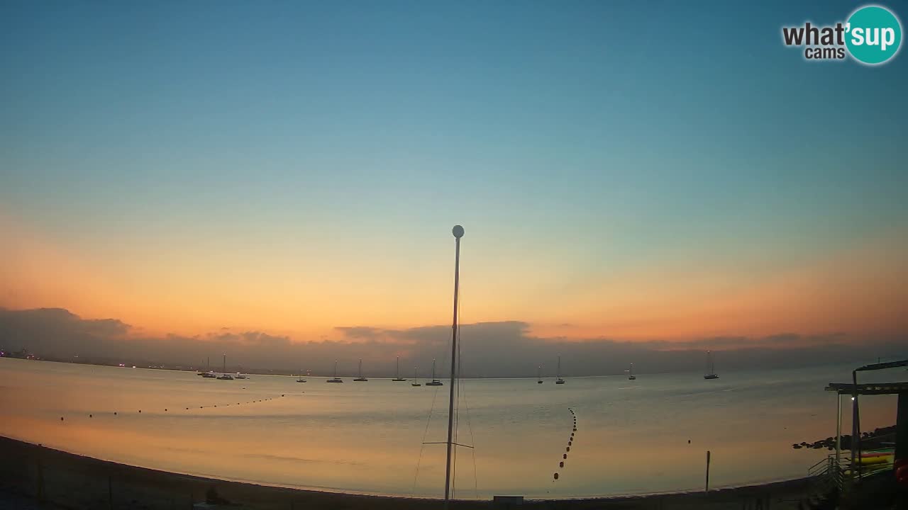 Webcam Cagliari Windsurf Club – Playa del Poetto en directo