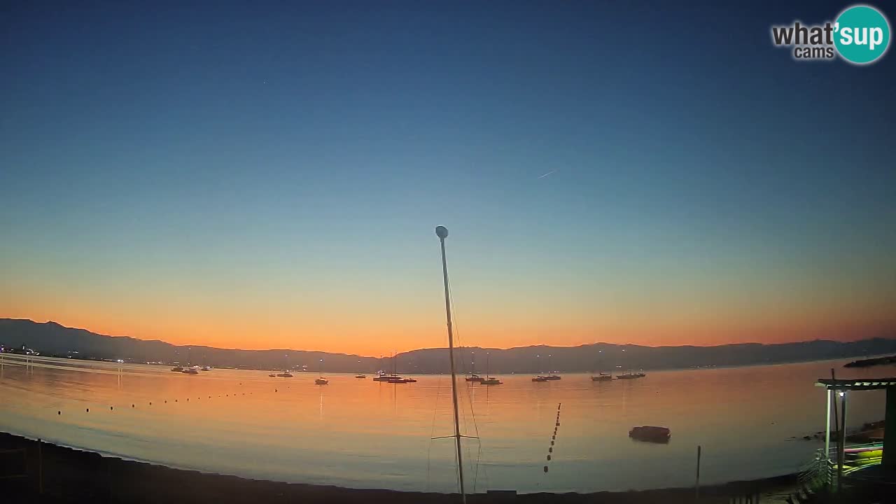 Webcam Cagliari Windsurf Club – Playa del Poetto en directo