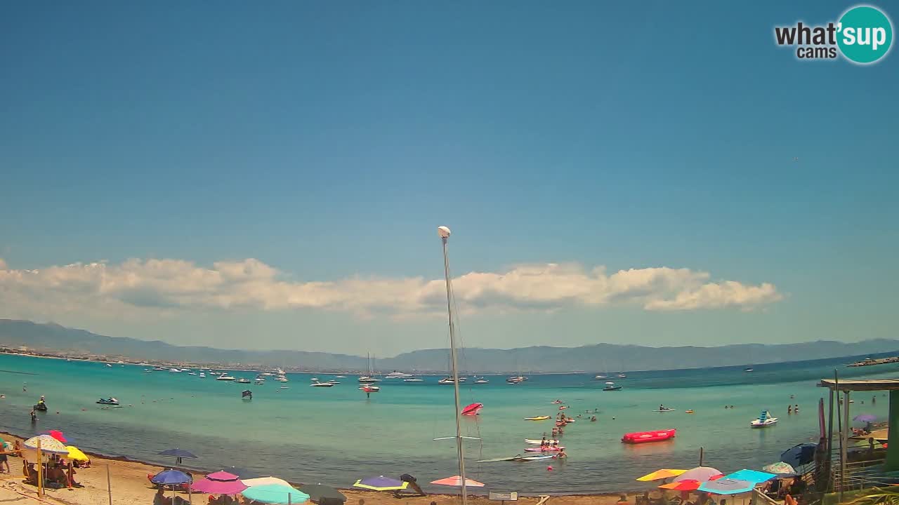 Webcam Cagliari Windsurf Club – Spiaggia del Poetto in diretta