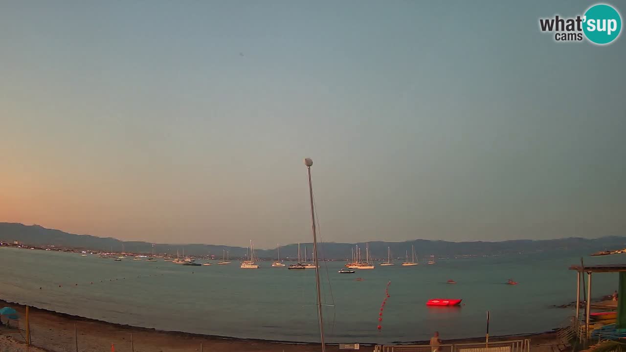 Webcam Cagliari Windsurf Club – Plage du Poetto en direct