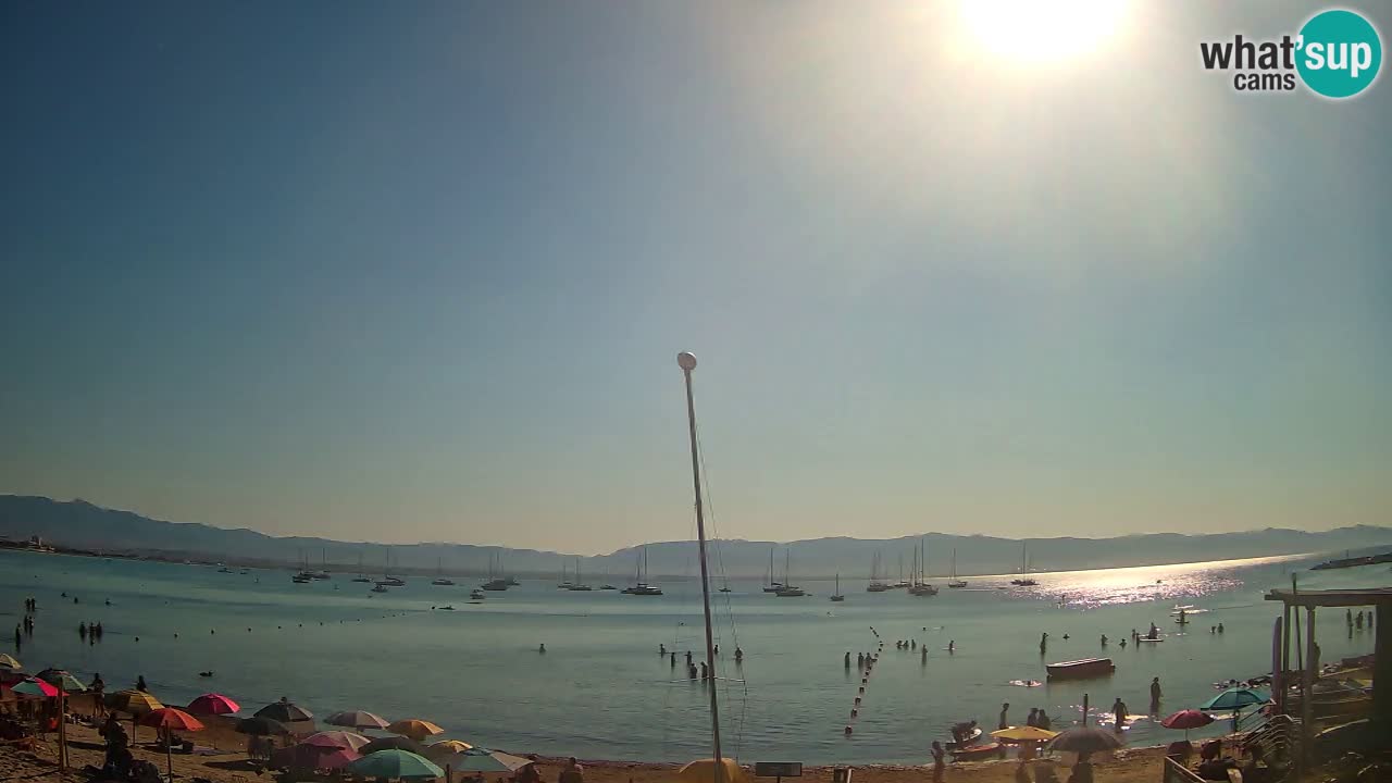 Webcam Cagliari Windsurf Club – Playa del Poetto en directo