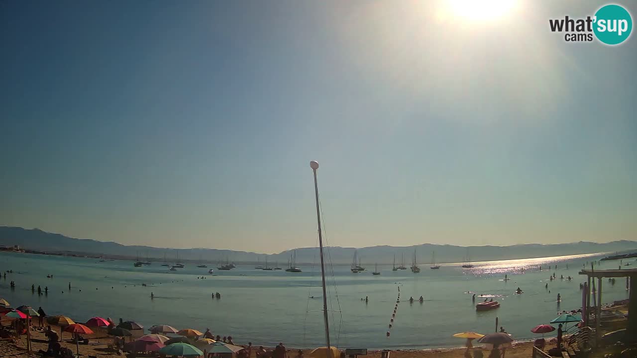 Webcam Cagliari Windsurf Club – Spiaggia del Poetto in diretta
