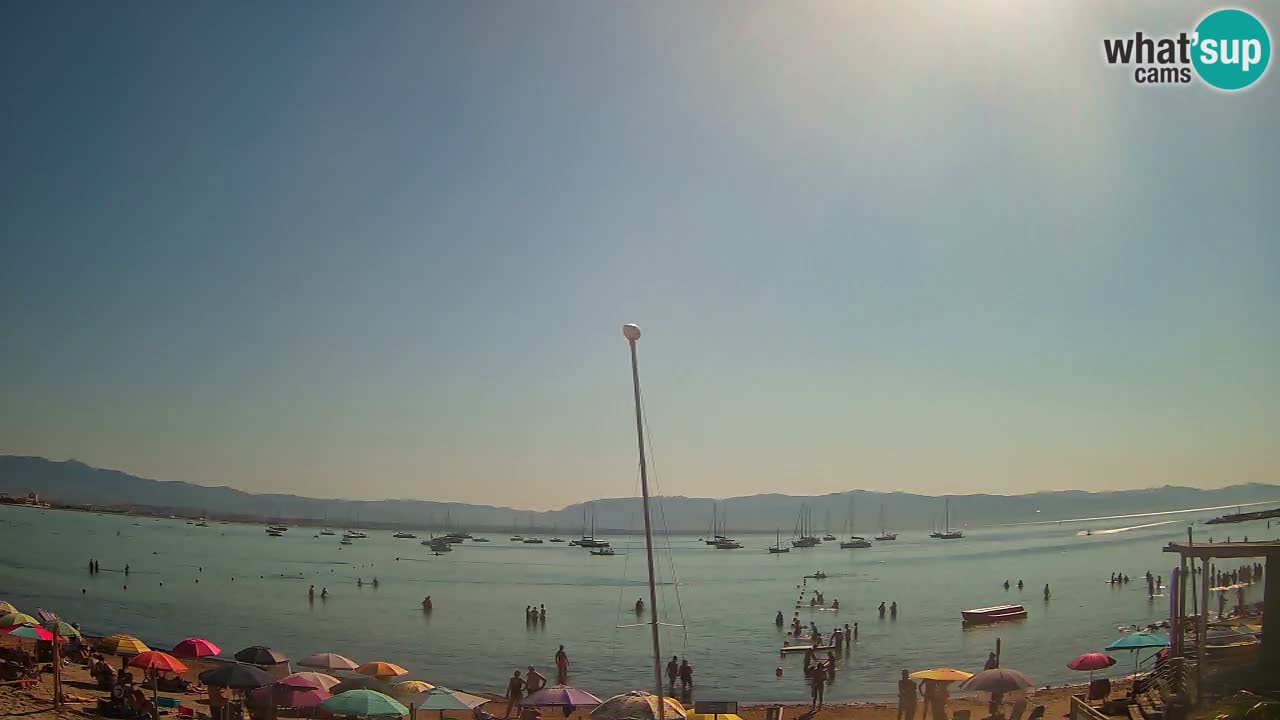 Webcam Cagliari Windsurf Club – Spiaggia del Poetto in diretta
