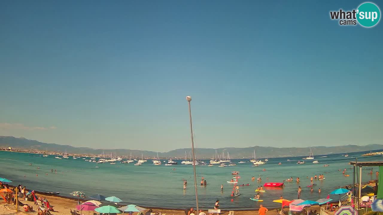 Webcam Cagliari Windsurf Club – Liveblick vom Poetto Strand