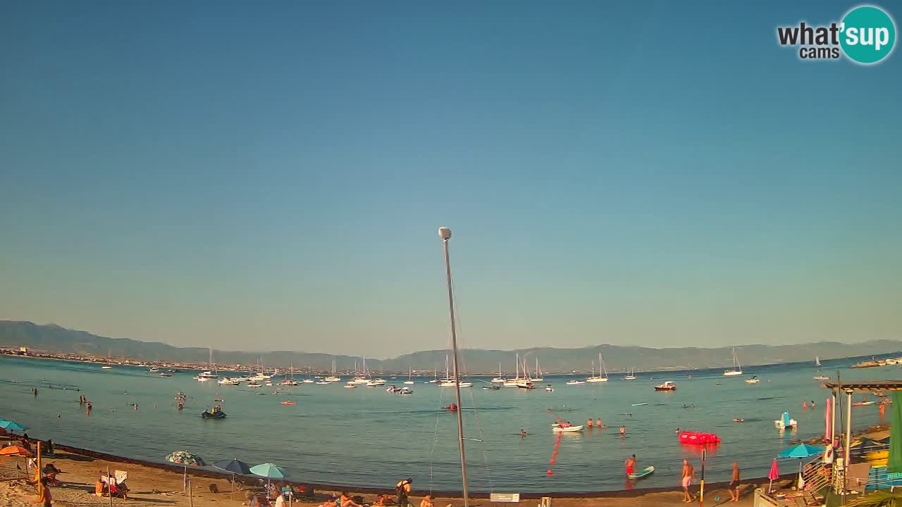 Webcam Cagliari Windsurf Club – Liveblick vom Poetto Strand