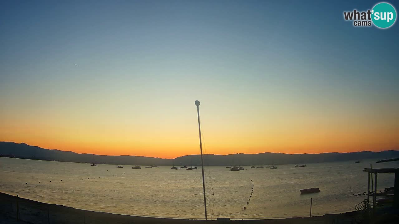 Web kamera Cagliari Windsurf Club – Poetto plaža uživo