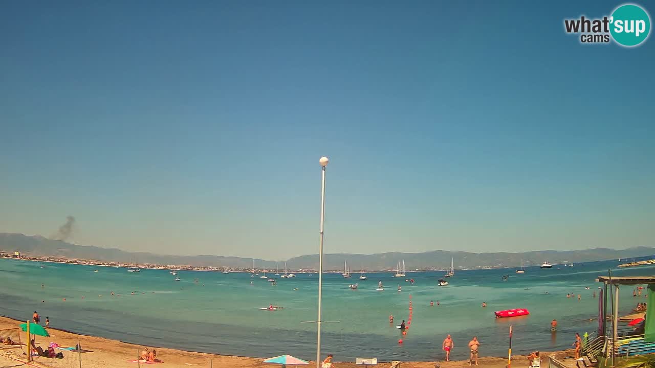 Webcam Cagliari Windsurf Club – Live from Poetto Beach