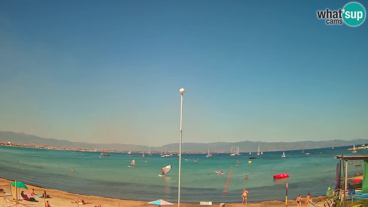 Webcam Cagliari Windsurf Club – Live from Poetto Beach