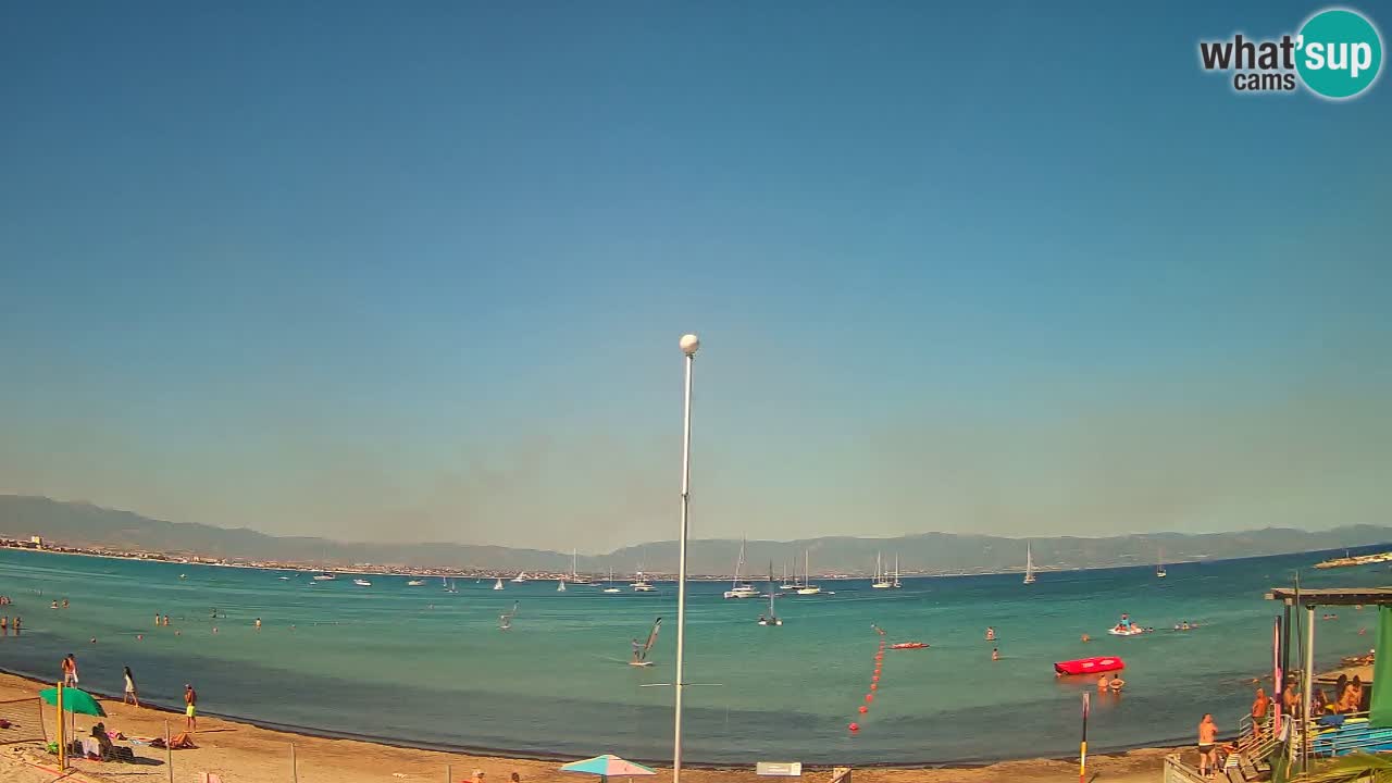 Webcam Cagliari Windsurf Club – Live from Poetto Beach