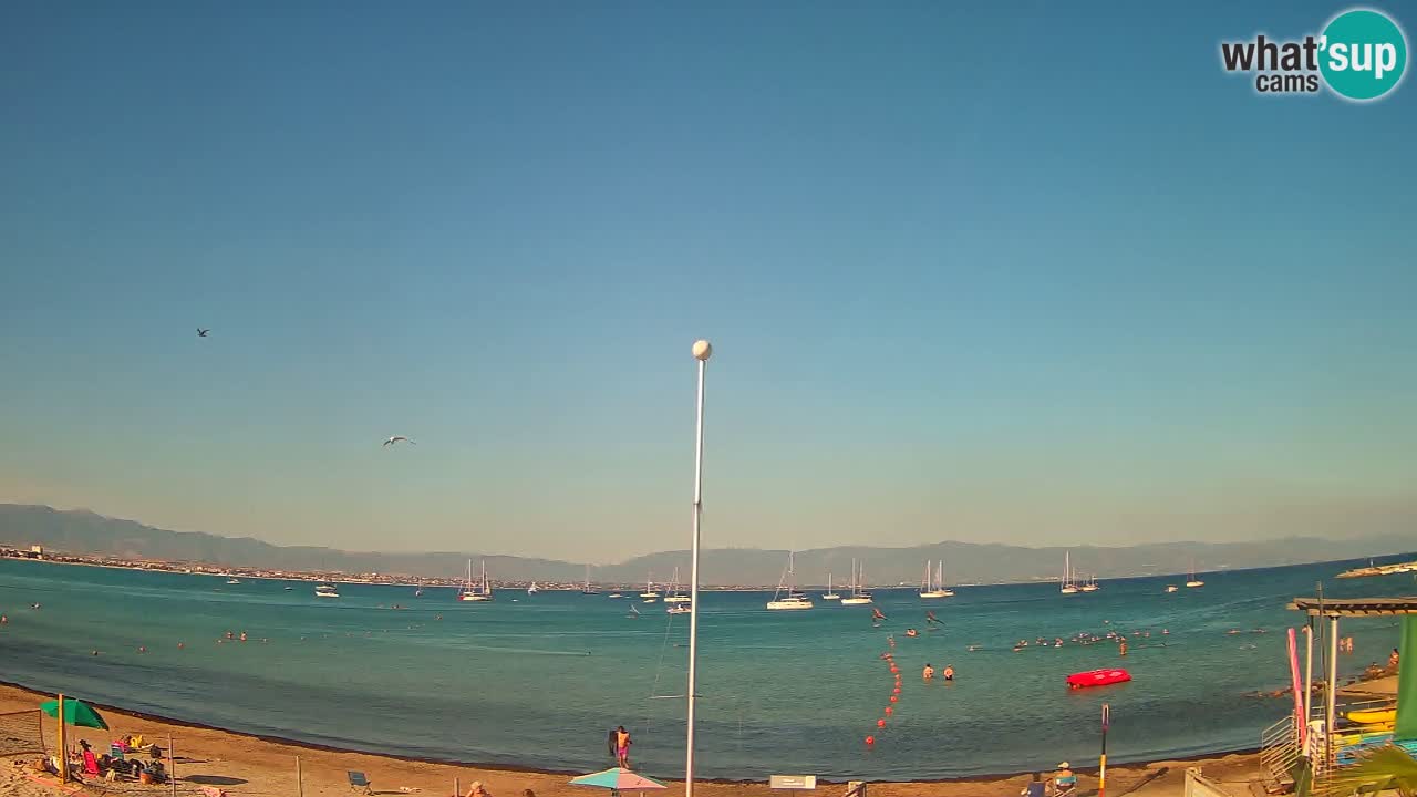 Webcam Cagliari Windsurf Club – Live from Poetto Beach