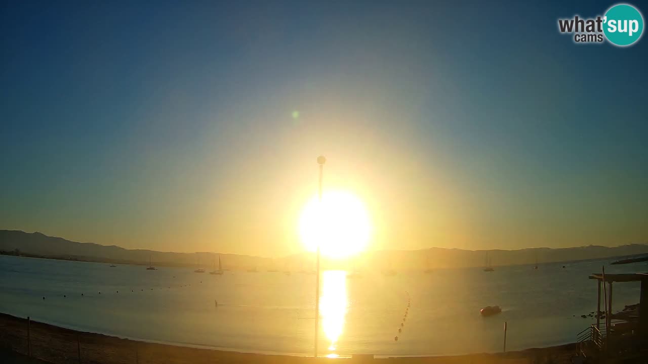 Web kamera Cagliari Windsurf Club – Poetto plaža uživo