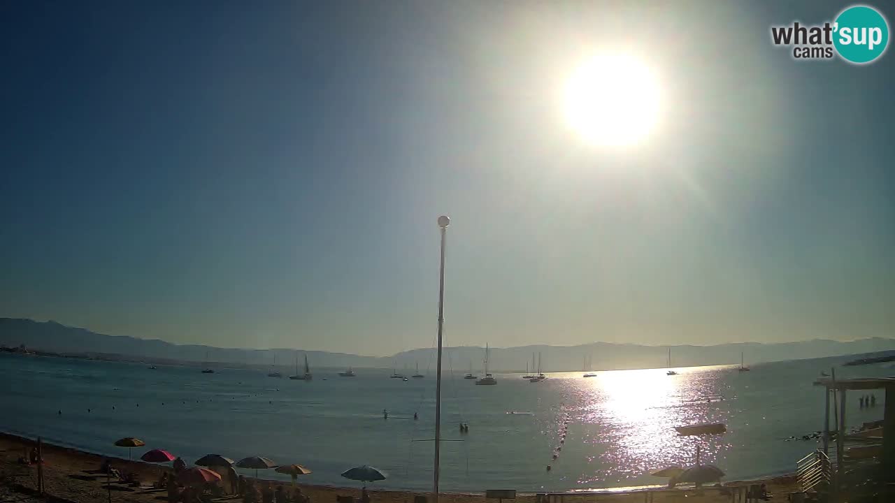 Webcam Cagliari Windsurf Club – Spiaggia del Poetto in diretta