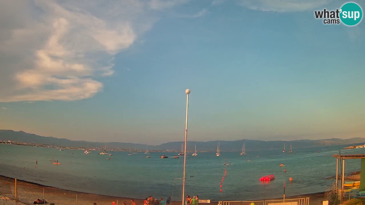 Webcam Cagliari Windsurf Club – Liveblick vom Poetto Strand
