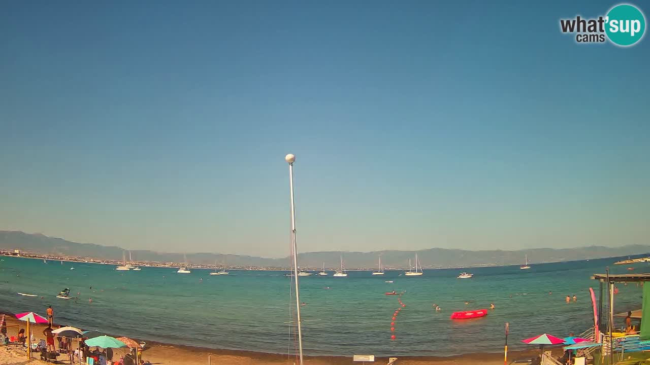 Webcam Cagliari Windsurf Club – Liveblick vom Poetto Strand