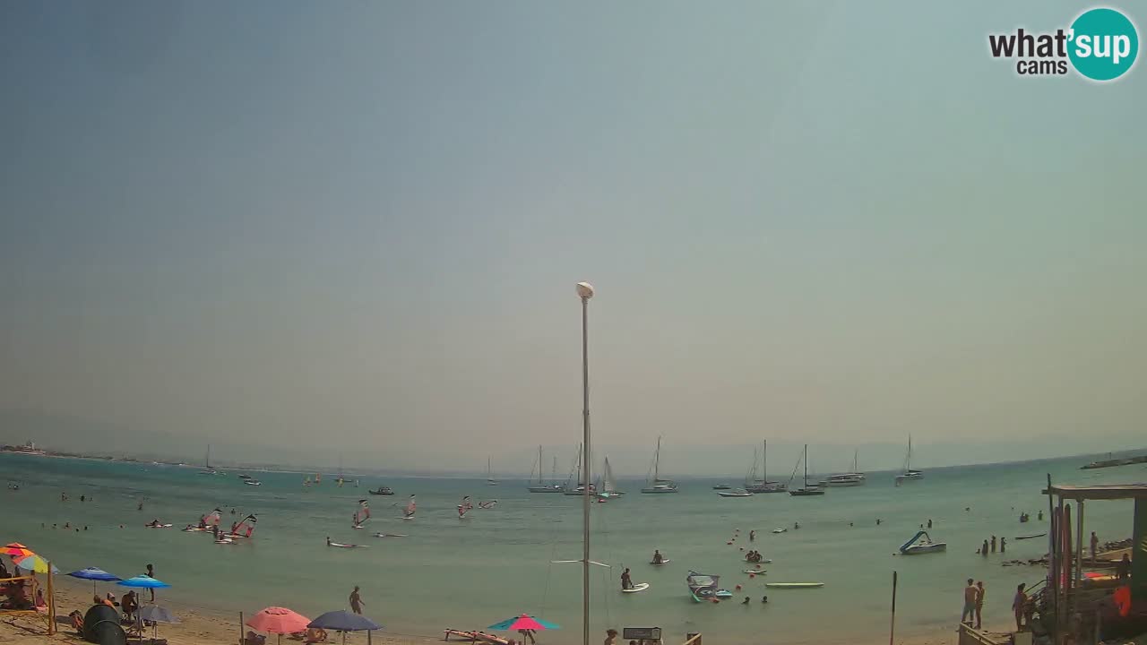 Web kamera Cagliari Windsurf Club – Poetto plaža uživo