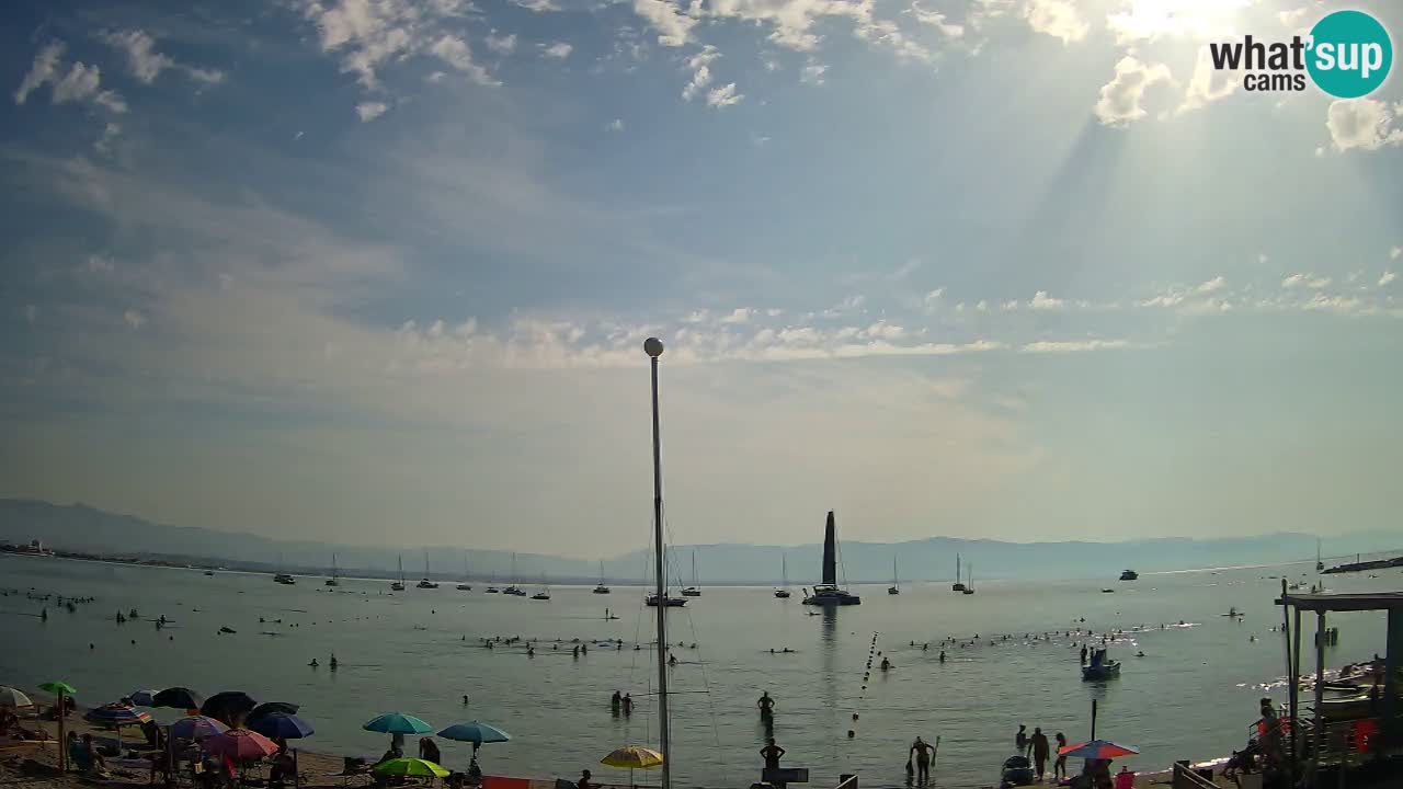 Webcam Cagliari Windsurf Club – Liveblick vom Poetto Strand