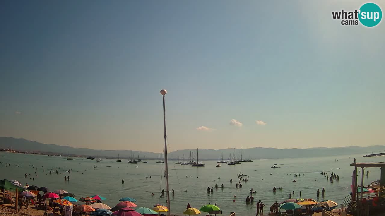 Webcam Cagliari Windsurf Club – Spiaggia del Poetto in diretta