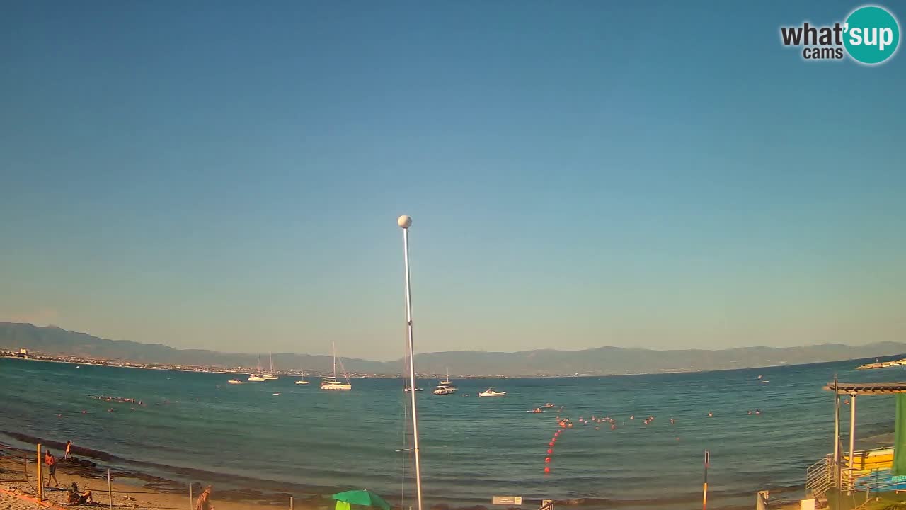 Webcam Cagliari Windsurf Club – Spiaggia del Poetto in diretta