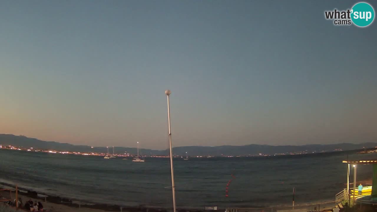 Webcam Cagliari Windsurf Club – Spiaggia del Poetto in diretta
