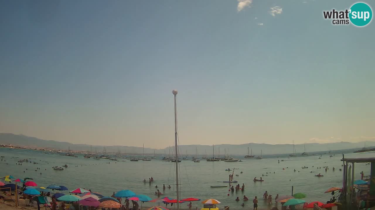 Webcam Cagliari Windsurf Club – Plage du Poetto en direct
