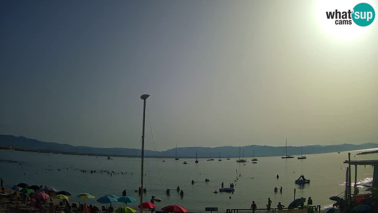 Web kamera Cagliari Windsurf Club – Poetto plaža uživo