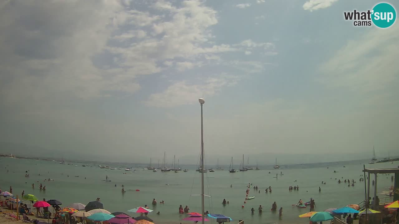 Web kamera Cagliari Windsurf Club – Poetto plaža uživo