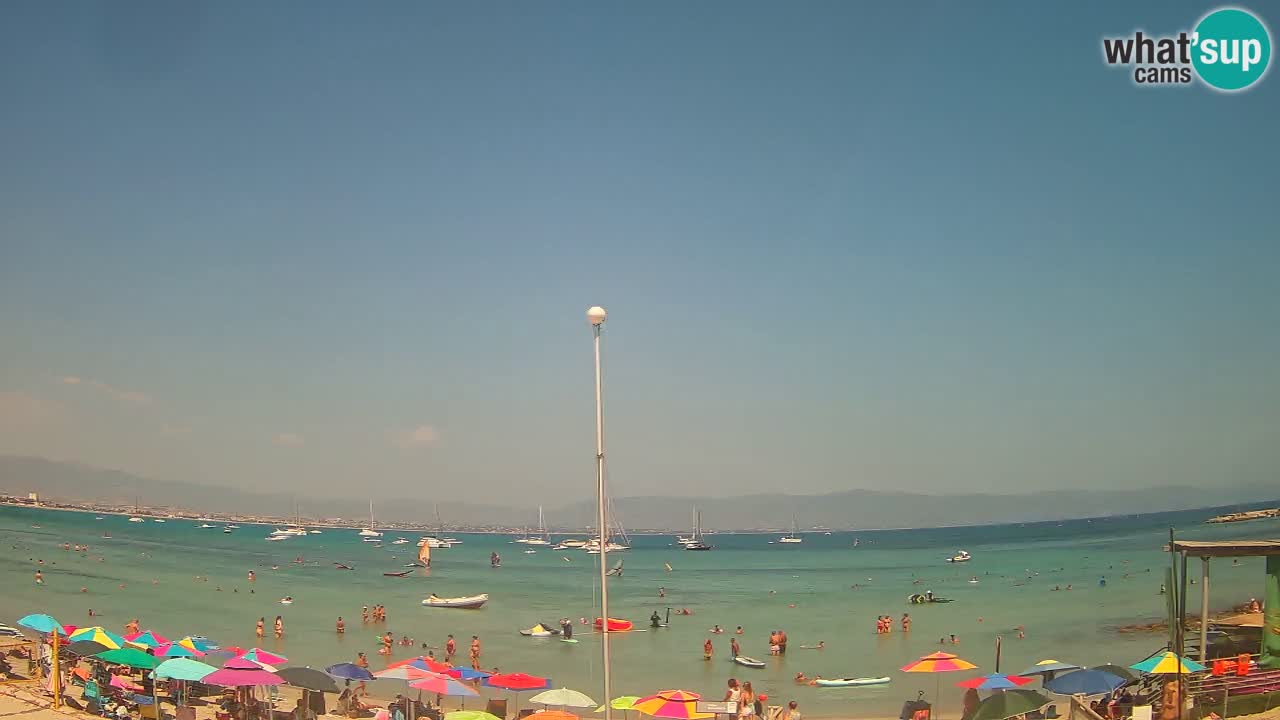 Webcam Cagliari Windsurf Club – Liveblick vom Poetto Strand