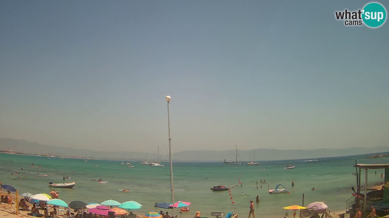 Webcam Cagliari Windsurf Club – Playa del Poetto en directo