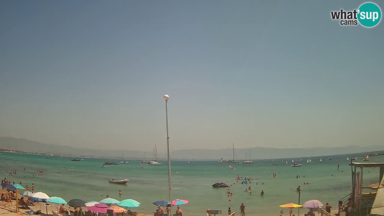 Webcam Cagliari Windsurf Club – Spiaggia del Poetto in diretta