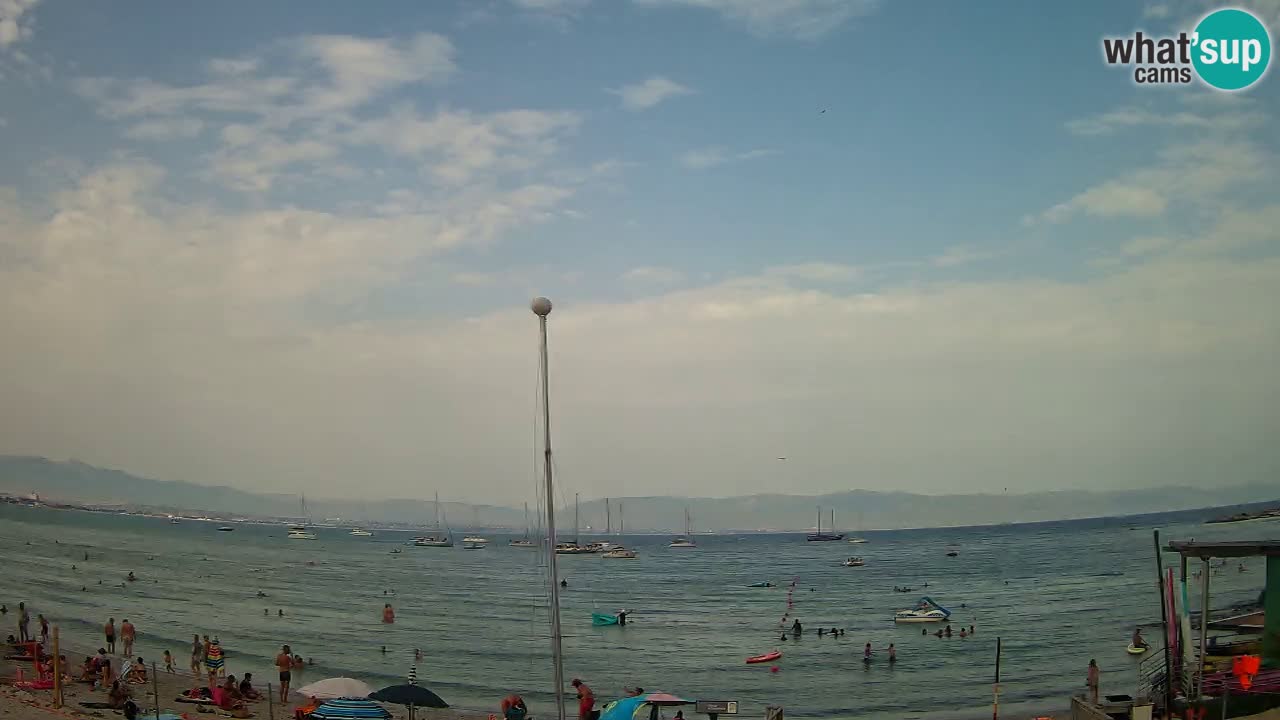 Web kamera Cagliari Windsurf Club – Poetto plaža uživo