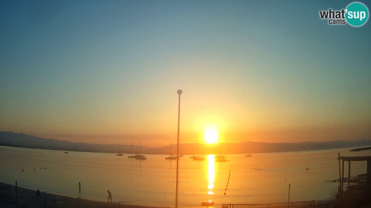 Web kamera Cagliari Windsurf Club – Poetto plaža uživo