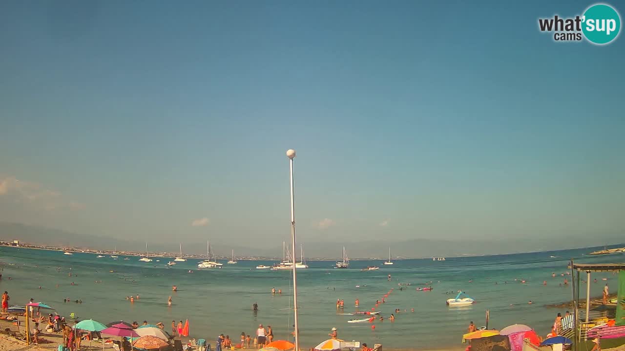 Web kamera Cagliari Windsurf Club – Poetto plaža uživo