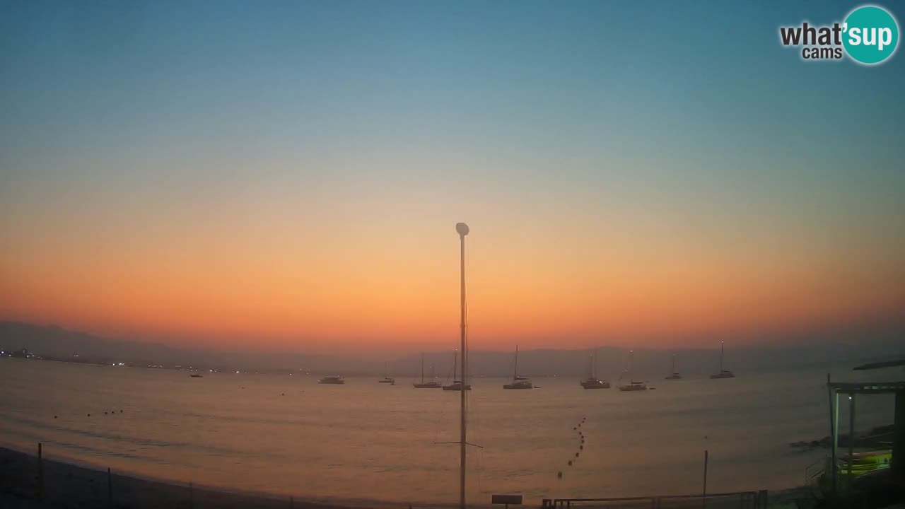 Web kamera Cagliari Windsurf Club – Poetto plaža uživo