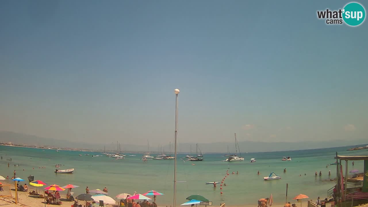 Web kamera Cagliari Windsurf Club – Poetto plaža uživo