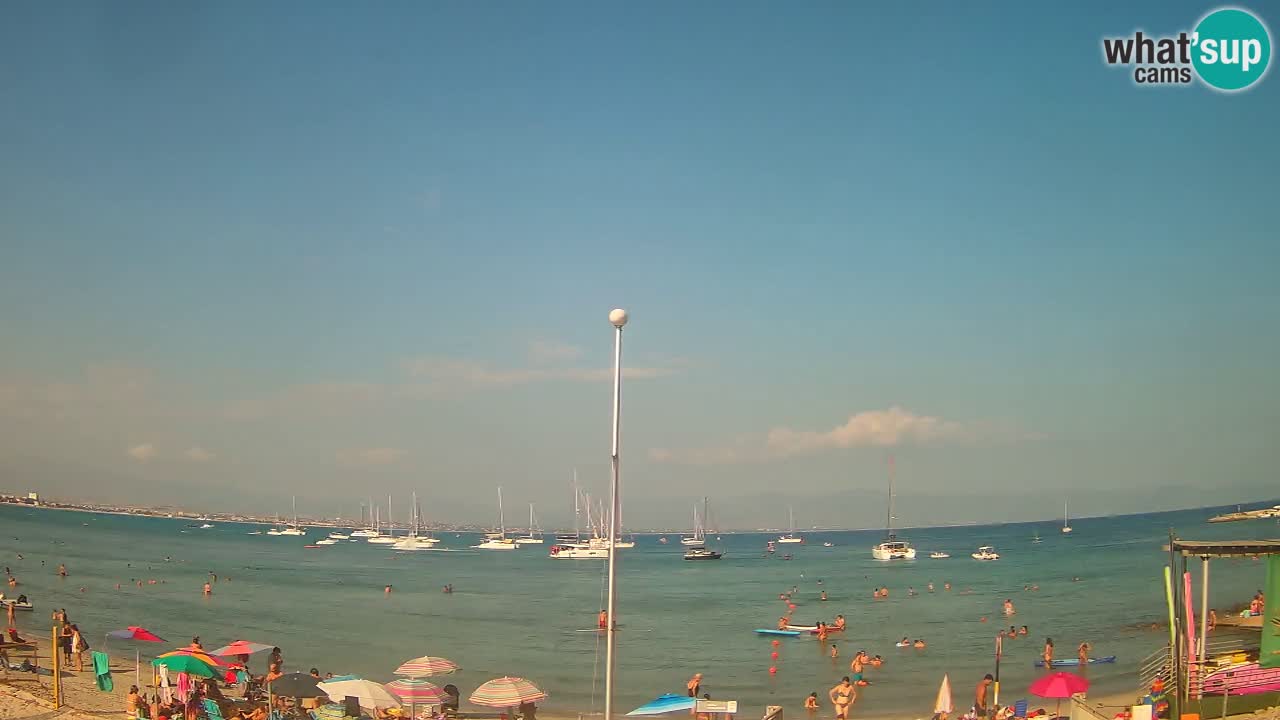 Web kamera Cagliari Windsurf Club – Poetto plaža uživo