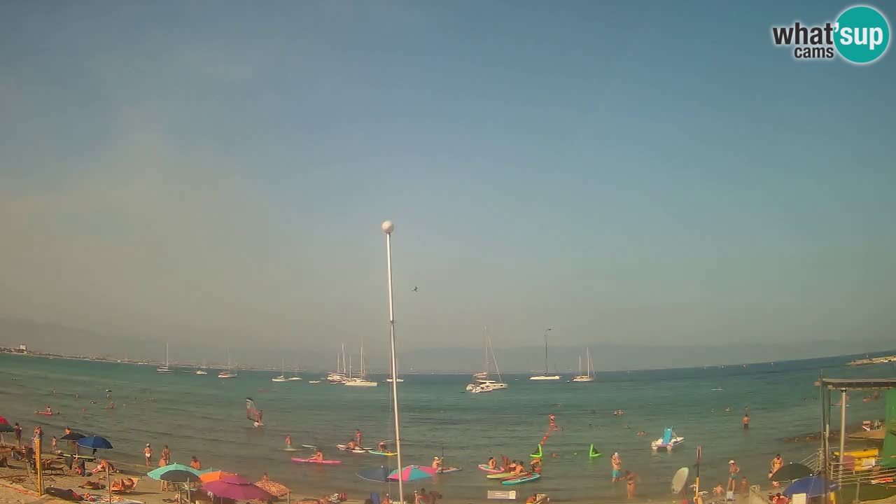 Webcam Cagliari Windsurf Club – Liveblick vom Poetto Strand