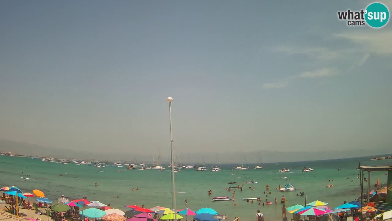 Webcam Cagliari Windsurf Club – Plage du Poetto en direct